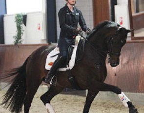 2013 Dutch young rider team member Debora Pijpers preparing herself for the U25 division with Look at Him
