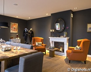 The reception area at Van Baalen's