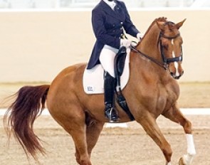 Leslie Reid on Fine and Smart at the 2014 CDI-W Burbank :: Photo © Terri Miller