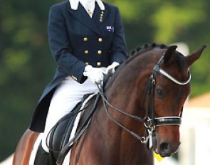 Mary Hanna and Sancette at the 2014 CDI Compiegne :: Photo © Astrid Appels