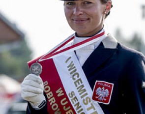 Silver medalist Aleksandra Szulc