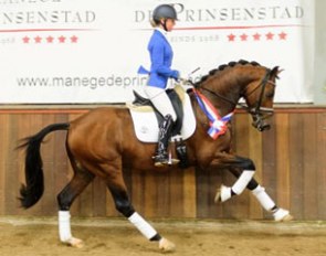 Femke de Laat and Gigolo K win the 2014 VWF Dressage Cup :: Photo © Equifoto.nl