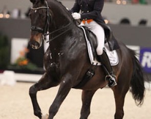 Katja Gevers and Thriller at the 2014 CDI-W 's Hertogenbosch :: Photo © Astrid Appels