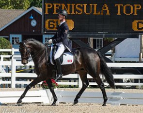 David Ziegler and Peninsula do Top at the 2014 CDI-W Devon :: Photo © Mary White