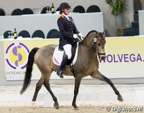Lisanne Zoutendijk and Champ of Class at the 2014 CDI Drachten :: Photo © Digishots.nl