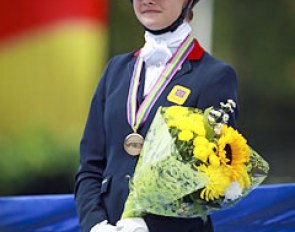 Bronze medalist Alexandra Hellings