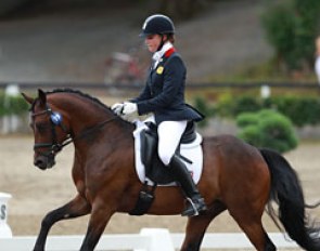 Alexandra Hellings and Der Kleine Lord at the 2014 European Pony Championships :: Photo © Astrid Appels