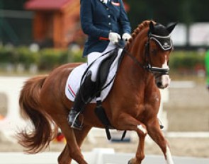 Demy Kurstjens and Ciske finished sixth in the freestyle
