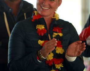 Proud parents: Juliette Piotrowski's mom Claudia Haller