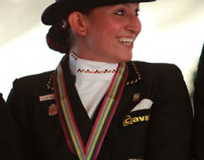 Lisa Maria Klössinger, first time on the podium and straight for team gold