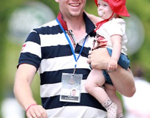 Danish supporter Mikael Oernsholt