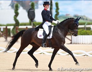 Ryan Todd and Charlex Eskebjerg at the 2014 European Junior-Young Riders Championships :: Photo © Astrid Appels
