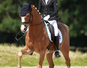 Elin Mattsson on Bodo at the 2014 CDIO-PJYR Hagen :: Photo © Astrid Appels