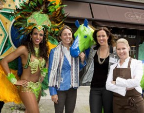 Dancer Luciane Gama, Karina Johannpeter, Lyndal Oatley & TV-cook Cornelia Poletto