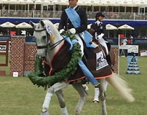 Lars Petersen and Willano win the 2014 Hamburg Dressage Derby