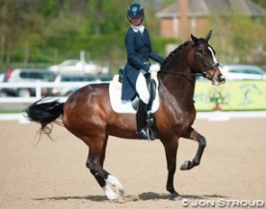 Rachel Clark and Urionetta at the 2014 British Winter Championships :: Photo © Jon Stroud