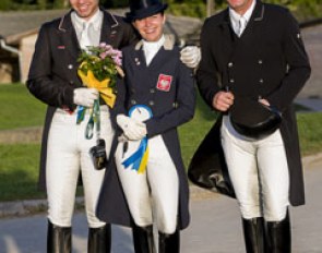 The Polish Grand Prix delegation in Kaposvar: Mateusz Cichon, Aleksandra Szulc, Tomasz Kowalski