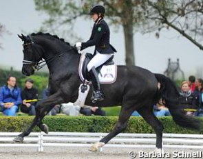 Anna Christina Abbelen and Furst on Tour at the 2014 Kronberg Preis der Besten qualifier :: Photo © Barbara Schnell