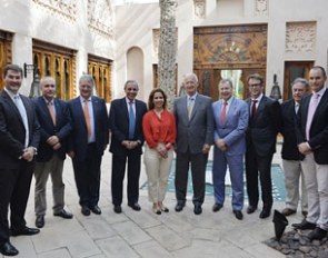 Graeme Cooke, Ingmar De Vos, John McEwen, Pablo Mayorga, Winfried Engelbrecht-Bresges, Princess Haya, Andrew Harding, Dr Roland Devolz, and Dr Anthony Kettle.