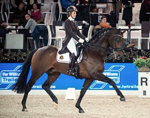 Julie de Deken and Lucky Dance at the 2014 CDI Mechelen :: Photo courtesy WDM