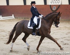 Nanna Skodborg Merrald and Weltliebe at the 2014 Ecco Cup Finals :: Photo © Ridehesten