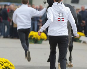 The 2014 Trakehner Stallion Licensing has kicked off with an international crowd of participants and spectators :: Photo © Stefan Lafrentz