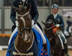 Caroline Wagner and Tango V sweep the 2014 Dressage with Altitude in Orange :: Photo © Franz Venhaus