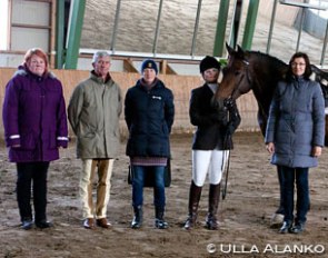 Christian Carde and the organizers of the three-day seminar at the Ruukki Agricultural Institute near Oulu in Finland :: Photo © Ulla Alanko