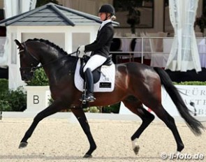Kristine Möller and Häwelmann at the BuCha qualifier in Perl :: Photo © LL-foto