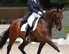 Milene Aubry and Uline at the 2014 CDIO Rotterdam :: Photo © Astrid Appels