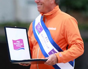 Dutch team trainer Wim Ernes at the 2014 CDIO Rotterdam :: Photo © Astrid Appels