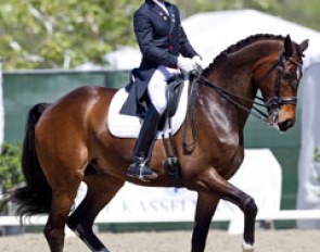 Steffen Peters and Legolas win the Grand Prix and Kur at the 2014 CDI San Juan Capistrano :: Photo © Terri Miller