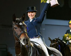 Inessa Merkulova and Mister X win the 2014 CDI-W Tallinn :: Photo © Kulli Tedre