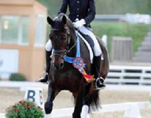 Jessica Iorio on Roulette wins the USDF Region 8 Championships :: Photo © Amy Riley