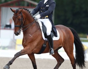 Danish Martin Christensen on Lone Jorgensen's former GP horse De Vito