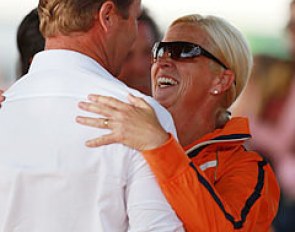Kirsten's mom Annemarie Brouwer celebrated with Eye Catcher's co-owner Joop van Uytert