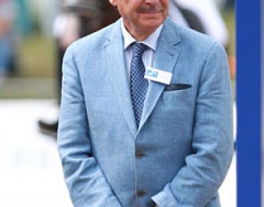 Dutch 5* Judge Ghislain Fouarge at the 2014 World Young Horse Championships in Verden :: Photo © Astrid Appels