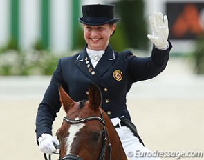 Lillan Jebsen at the 2014 World Equestrian Games :: Photo © Astrid Appels