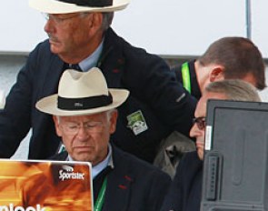 The JSP with Ghislain Fouarge, Dieter Schüle and David Hunt at the 2014 World Equestrian Games :: Photo © Astrid Appels