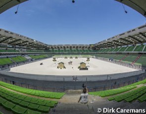 The dressage arena at the 2014 World Equestrian Games :: Photo © Dirk Caremans