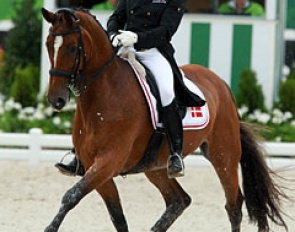 Lars Petersen and Mariett at the 2014 World Equestrian Games :: Photo © Astrid Appels