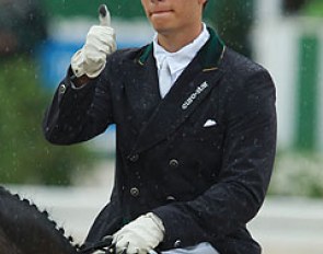 A thumb's up from Brazilian Manuel Tavares