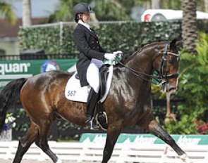 Alexandra Duncan and Vitall at the 2014 CDI Wellington :: Photo © Sue Stickle