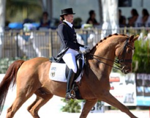 Germany's Maria Kaldewei on 16-year old Companero (by Carbid)