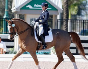 Heather Mason and Zar at the 2014 CDI-W Wellington :: Photo © Sue Stickle