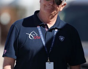 U.S. team veterinarian Dr. Rick Mitchell