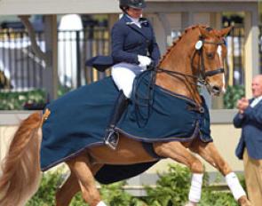Tanya Strasser-Shostak and Action Tyme win the Florida International Youth Dressage Championships at the 2014 CDIO Wellington :: Photo © Astrid Appels