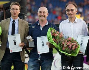 The 2015 Silver Camera award finalists: Peter Nixon, Leanjo de Koster, Christophe Bricot :: Photo © Dirk Caremans