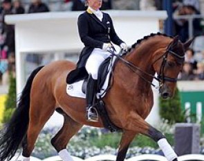 Isabell Werth and Emilio were guinea pigs for the Grand Prix. The audience got expert commentary from Monica Theodorescu
