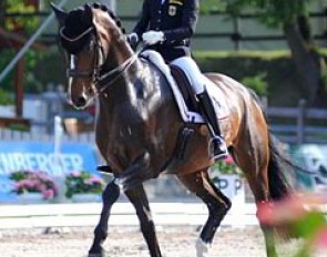 German junior team rider Hannah Erbe on Carlos